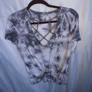 Tie dye ribbed tee!